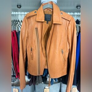 Joie Ailey lamb leather jacket